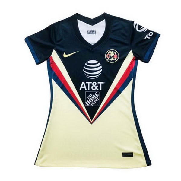 Maillot Football Club América Domicile Femme 2020-21 Jaune